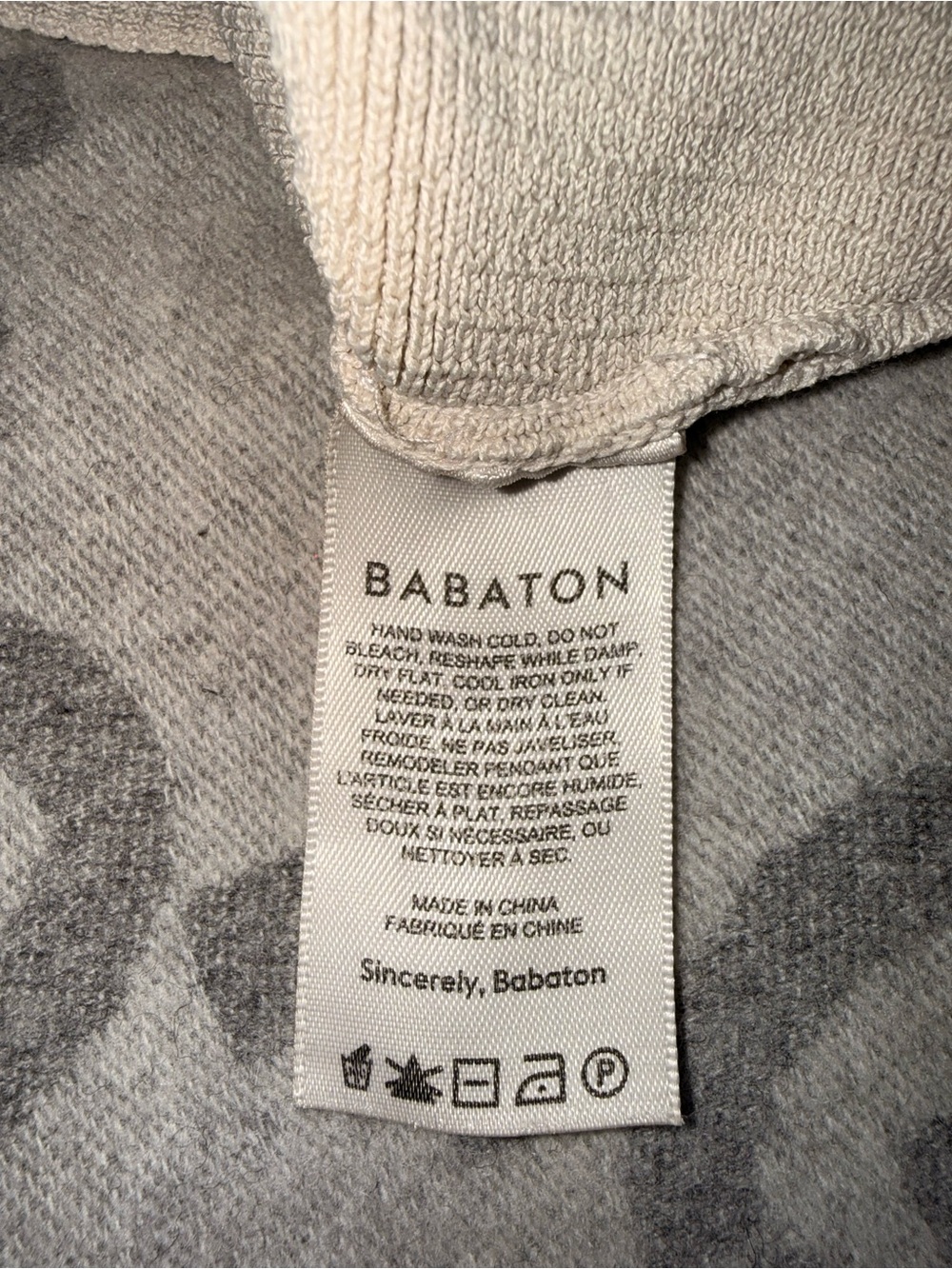 Babaton Cream Sculpt Knit Ribbed Knit Top, One Shoulder - Picture 6 of 8